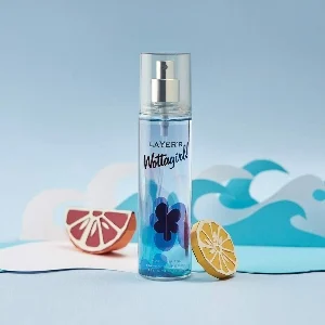 Layer Wottagirl! body spray perfume Mystic island 135ml (Indian)